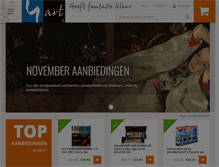 Tablet Screenshot of 4artwebwinkel.nl